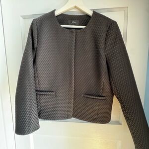 J. Crew Women's Black Textured Blazer